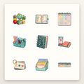 Teacher Planner Sticker Sheets - Sheet 01 - Teacher Classroom Essentials