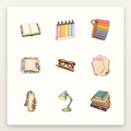 Bookish Reading Sticker Sheets - Sheet 07 - Annotated Reads