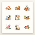 Teacher Planner Sticker Sheets - Sheet 06 - Morning Routine