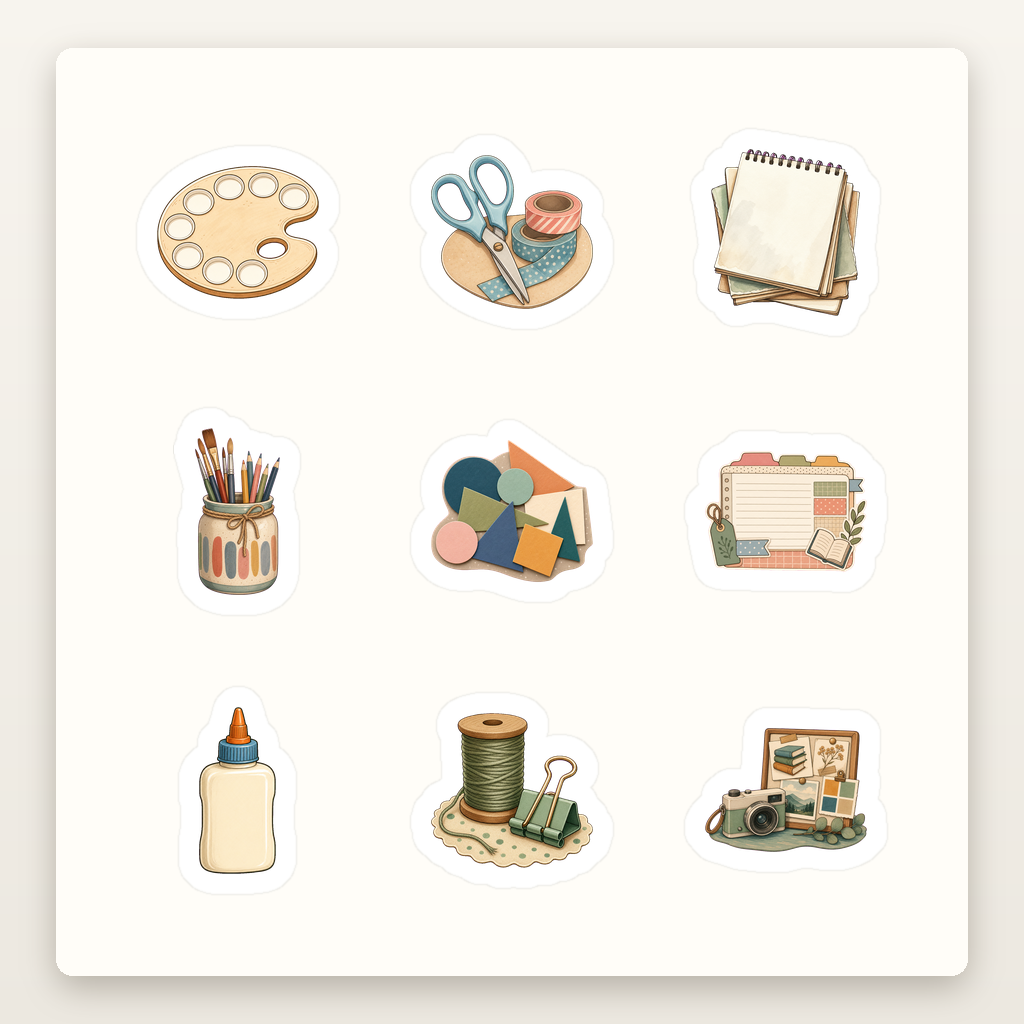 Bookish Reading Sticker Sheets - Sheet 03 - Creative Project
