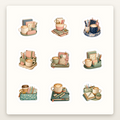 Teacher Planner Sticker Sheets - Sheet 08 - Coffee And Stationery