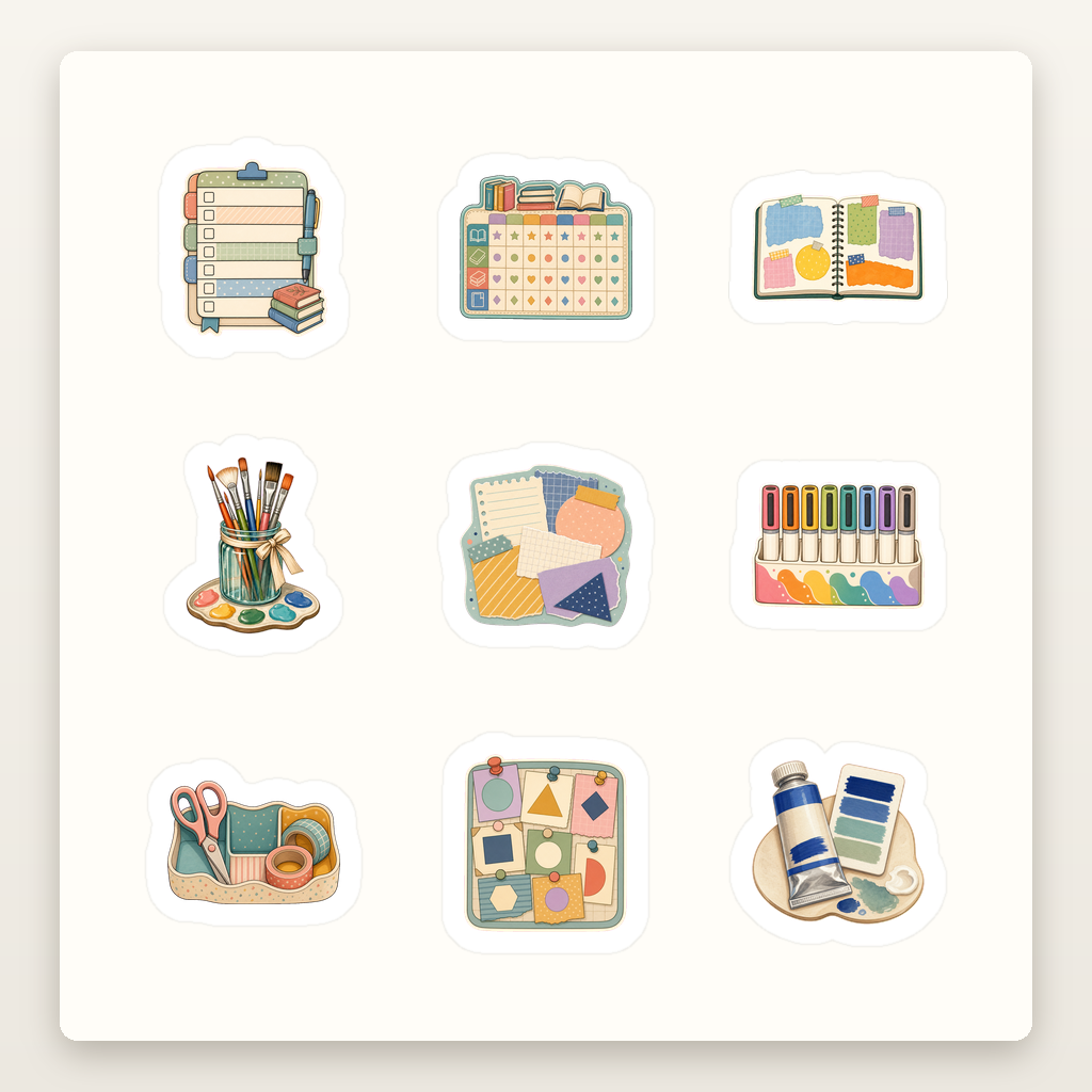 Teacher Planner Sticker Sheets - Sheet 07 - To Do Checklists